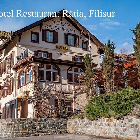 Hotel Restaurant Rätia Filisur Exteriör bild